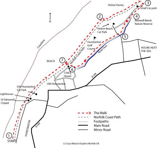 Hunstanton Tourist Map